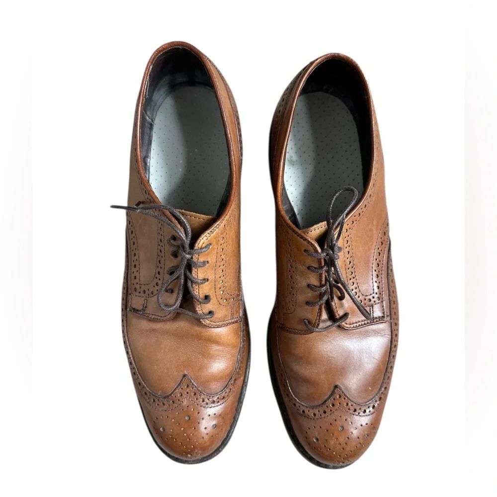 Allen Edmonds Brown Leather Oxfords